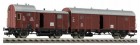 5935 Fleischmann Coupled car unit consisting of one box goods van type Gllh 12 and one goods brake van type Gllvwhh 08